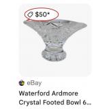 11 - WATERFORD CRYSTAL BOWL VASE SET