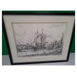 SW - MAFFEI ARTWORK FRAMED 17X21' (SW25)