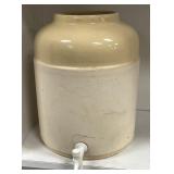 11 - LARGE VINTAGE STONEWARE WATER CROCK