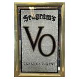 483 - SEAGRAMS VO FRAMED BAR MIRROR