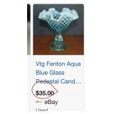 11 - VINTAGE FENTON HOBNAIL GLASSWARE SET