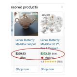 11 - PORTMEIRION BUTTERFLY TEA SET COLLECTION