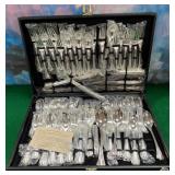 11 - SILVER-PLATED FLATWARE SET (M122)