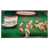 11 - DREAMCATCHER AND SERVING TRAY LOT