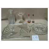 326 - DECORATIVE CRYSTAL SERVING PIECES