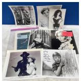 N - LOT OF SIGNED CELEBRITY PHOTOS (G35)