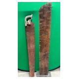 N - RUSTIC VINTAGE YARD ART TOOLS(Z42)