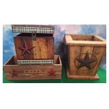 11 - WOODEN DECOR PLANTER & BOXES (M59)