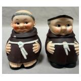 393 - VINTAGE GOEBEL FRIAR TUCK CREAMER & SUGAR