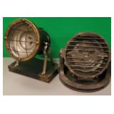 280 - INDUSTRIAL NAUTICAL SPOTLIGHT LAMP SET