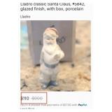 483 - LLADRO PORCELAIN SANTA FIGURINE
