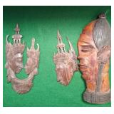 11 - HAND CARVED AFRICAN ARTWORK