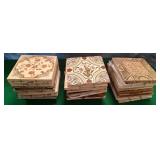 11 - LOT OF 6' CERAMIC TILES (M28)