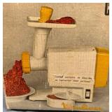 443 - VINTAGE MOULINEX MEAT GRINDER BOX