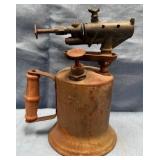 443 - ANTIQUE BRASS BLOWTORCH TOOL