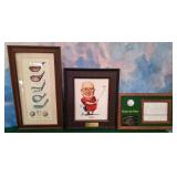 11 - THREE PIECES GOLF-THEME WALL DECOR (M57)