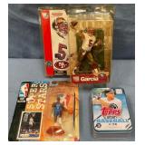 S - SPORTS FIGURES AND CARDS LOT