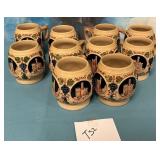 11 - TEN GERZ BEER STEINS (T32)