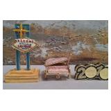 11 - THREE COLLECTIBLE TRINKET BOXES (B8)