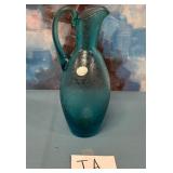 503 - ART GLASS PITCHER (TA)