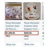 11 - ROYAL WORCESTER EVESHAM DISHWARE (C99)