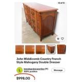 11 - NINE-DRAWER DRESSER WITH MIRROR