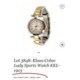 502 - KLAUS KOBEC COUTURE SPORTS WATCH (L5)
