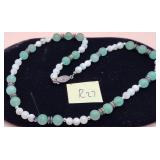 502 - BEADED STONE NECKLACE (R27)