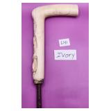 502 - CANE WITH CARVED IVORY HANDLE (L41)