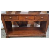 11 - CONSOLE TABLE/ SIDEBOARD WITH THREE DRAWERS