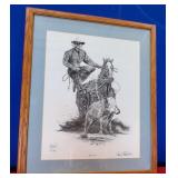 SW - GLEN S. POWELL ART FRAMED 26X22" (E6)