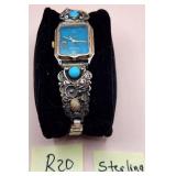 502 - STERLING SILVER WATCH (R20)