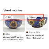 11 - MEXICO CELESTIAL POTTERY BOWL, CERAMIC VASE