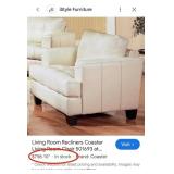 11 - UPHOLSTERED EASY CHAIR