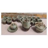 11 - JAPANESE OTAGIRI SOMAYAKI TEA SET (B94)