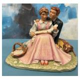 11 - NORMAN ROCKWELL PORCELAIN FIGURINE (T18)