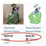 11 - ROYAL DOULTON AUTUMN BREEZES FIGURINE (C17)