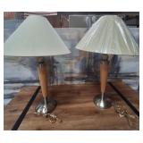 11 - PAIR OF MATCHING TABLE LAMPS