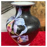 11 - PORCELAIN CATTLEYA VASE 13"T (C20)
