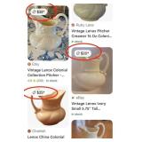 11 - LENOX CREAMER & SUGAR BOWL SET (T7)