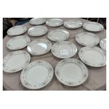 S5 - FINE PORCELAIN PLATES DIANE PATTERN (TS31)
