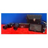 N - BINOCULARS, SONY RECORDER, GARMIN (N13)