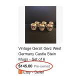 11 - TEN GERZ BEER STEINS (T32)