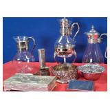 N - CARAFES/ PITCHERS, KEEPSAKE BOX, TRIVETS