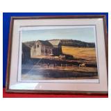 SW - ADOLF SCHRING ART FRAMED WITH COA (E23)