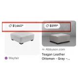 11 - UPHOLSTERED OTTOMAN
