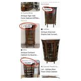 11 - VINTAGE CURIO DISPLAY CABINET
