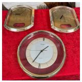 11 - LOT OF THREE WALL CLOCKS (C76)