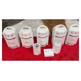 11 - VINTAGE PORCELAIN CANISTERS (C1)