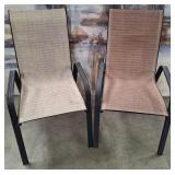 11 - PAIR OF MATCHING PATIO CHAIRS